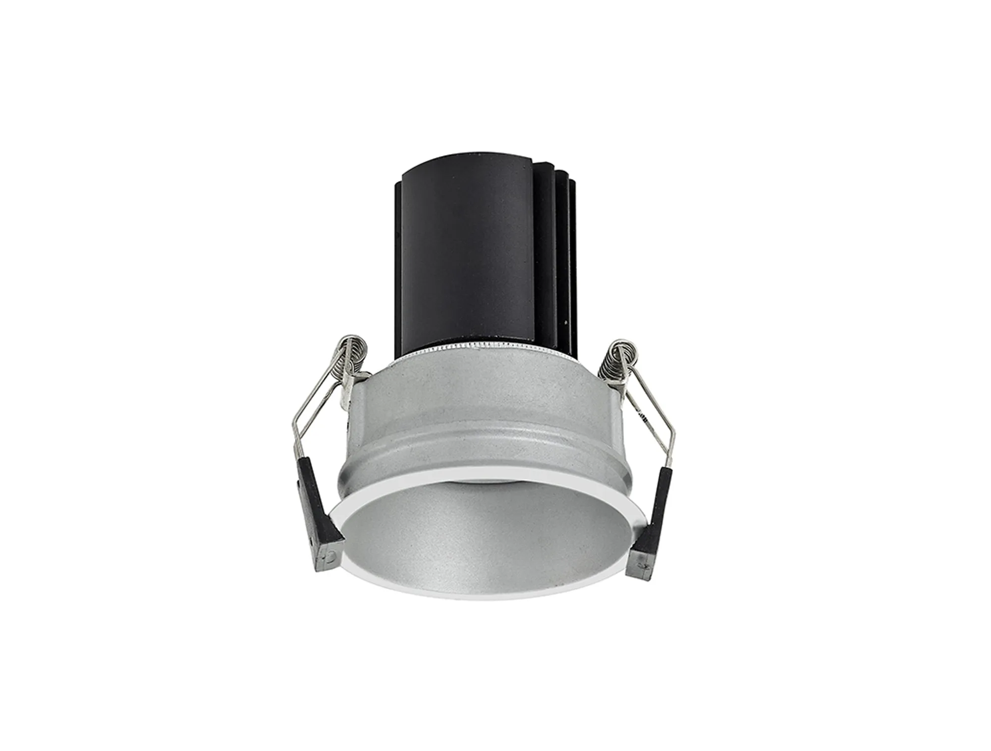 Bania A 12 Powered by Tridonic  12W 2700K 1200lm 24° CRI>90 LED Engine; 350mA Silver Adjustable Recessed Spotlight; IP20 DM201730  Dlux Bania A 12